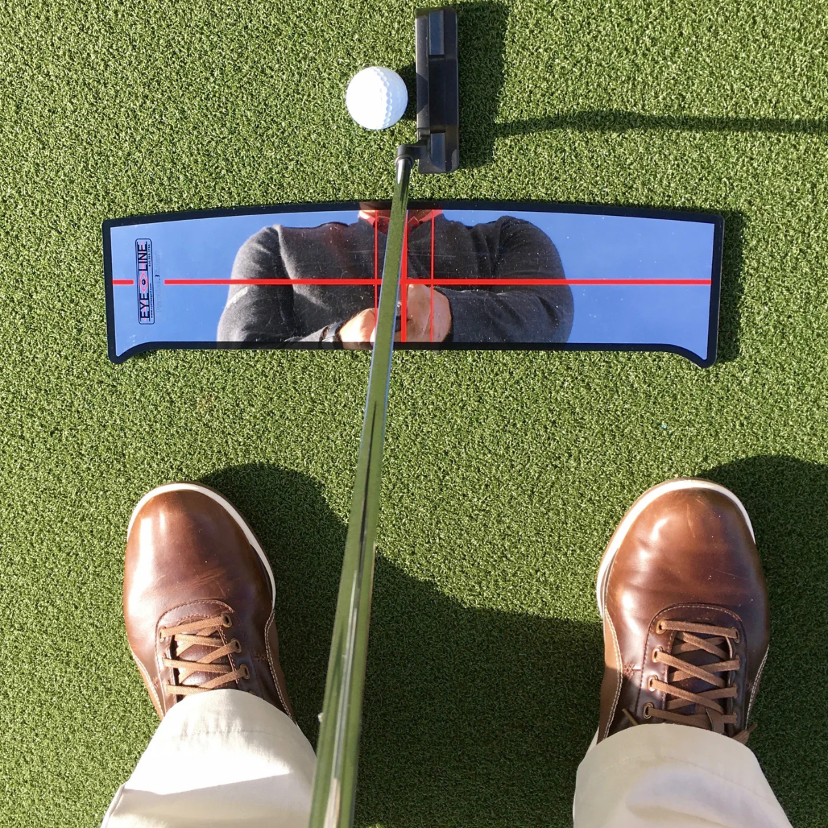 Eyeline Golf Shoulder Mirror Classic large putting training aid for shoulder alignment