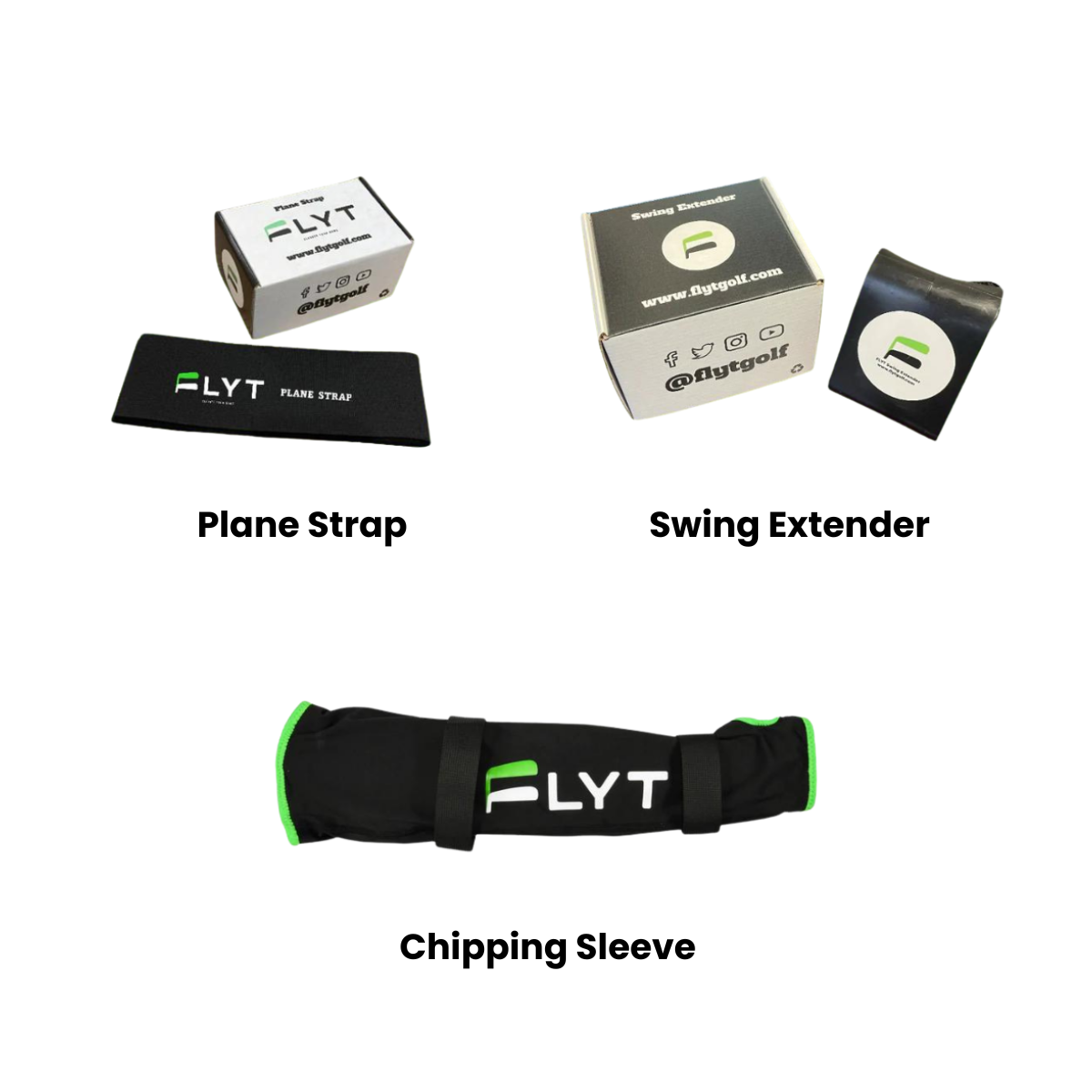 Flyt Golf Bundle training aids for alignment structure and swing consistency