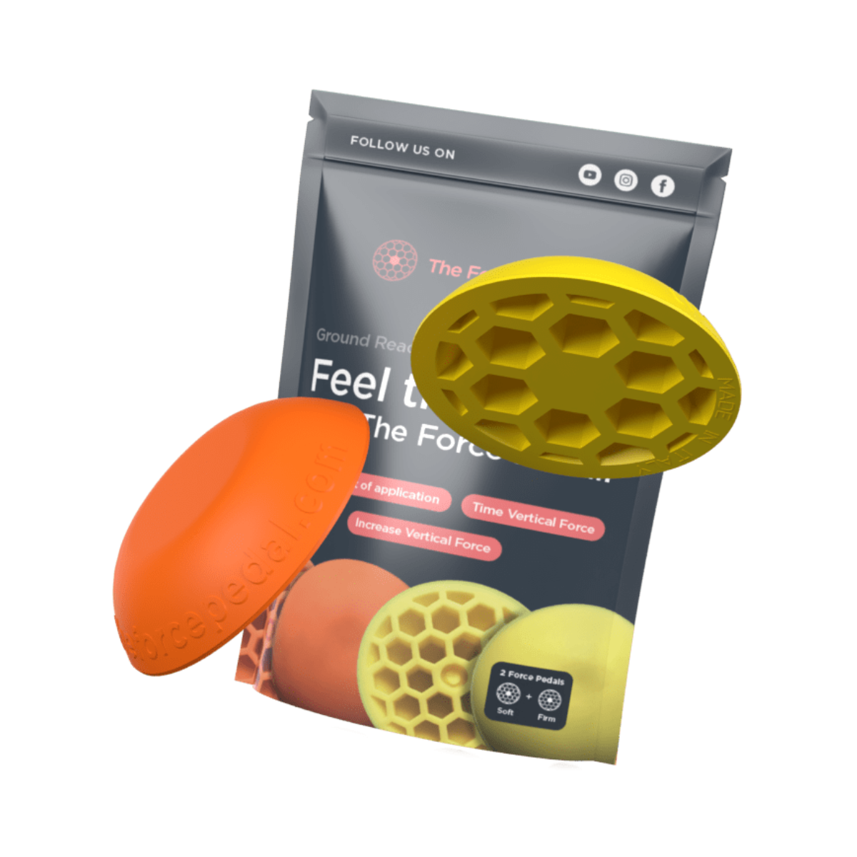 Force Pedal Bundle golf training aid for ground force and swing stability training