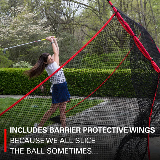 Rukket SPDR Portable Driving Range Net With Tri-Turf Mat (SPDR100)