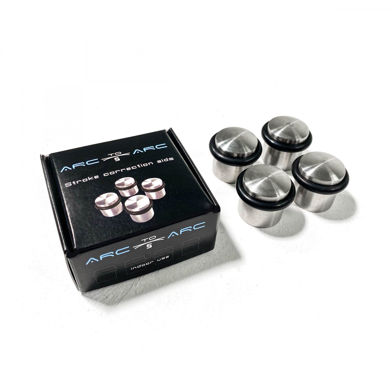 Wellputt indoor golf tees with weighted base for stable practice on putting mats