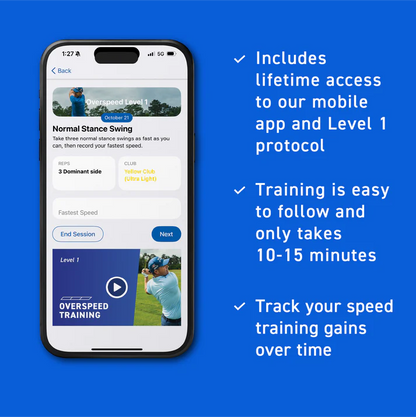 SuperSpeed Tour Speed Pro Training Bundle for golf swing speed training