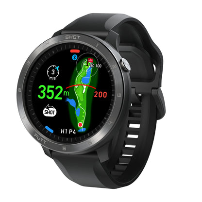 Voice Caddie T11 Pro GPS golf watch with touchscreen and on course distance tracking