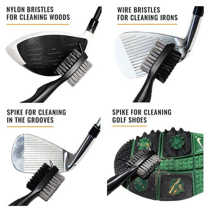 PGA Tour Deluxe Club Brush - Grey image 1