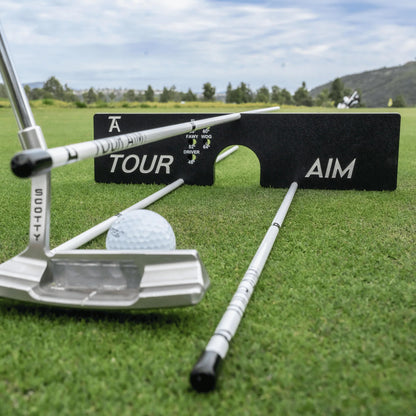 Tour Aim 2.0 Starter Pack golf alignment training system for full body setup
