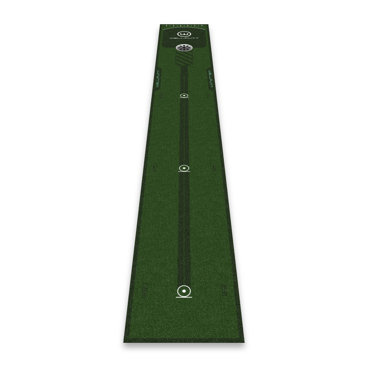 Wellputt 8ft Essential putting mat for indoor short putt golf practice
