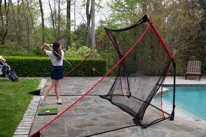Rukket SPDR Portable Driving Range Net With Tri-Turf Mat (SPDR100)