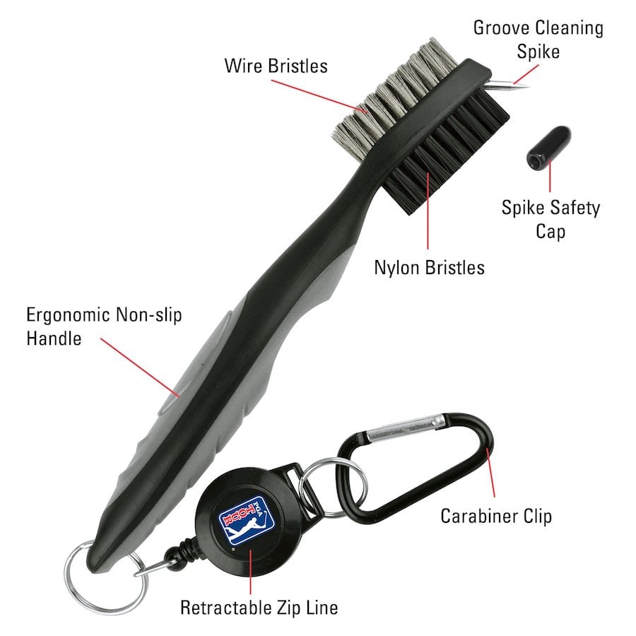 PGA Tour Deluxe Club Brush - Grey image 2