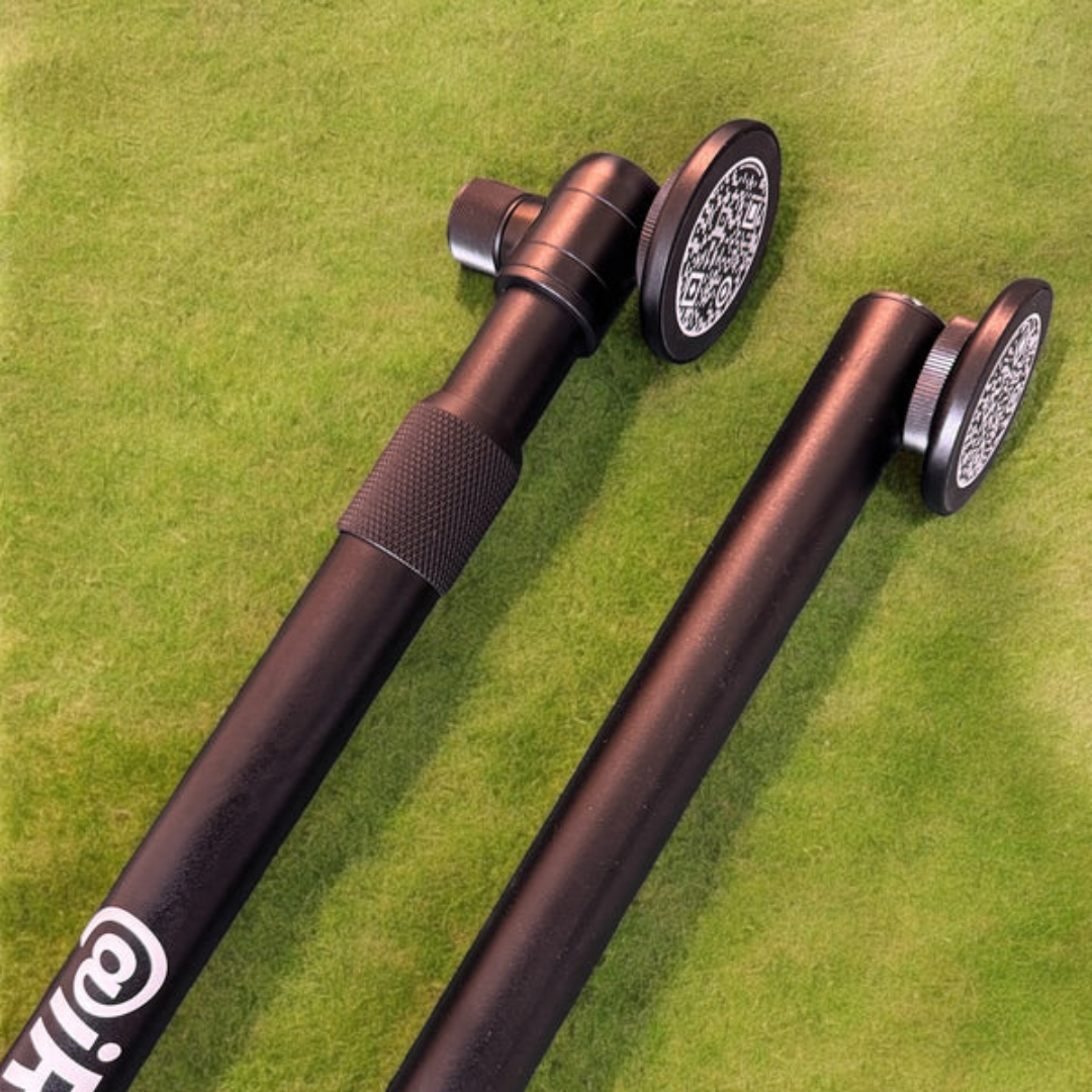 iRange Sports Stick EXT with MagSafe puck for adjustable golf swing video filming