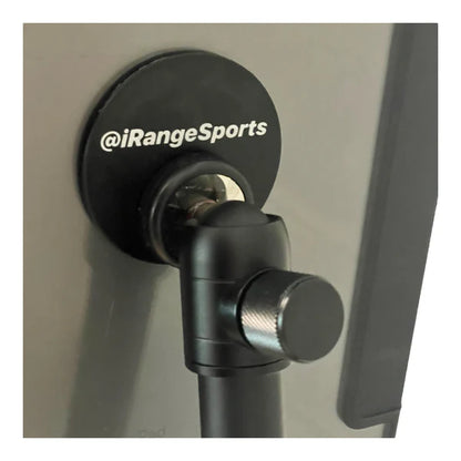 iRange Sports tablet magnetic disk for stable golf swing video filming setup