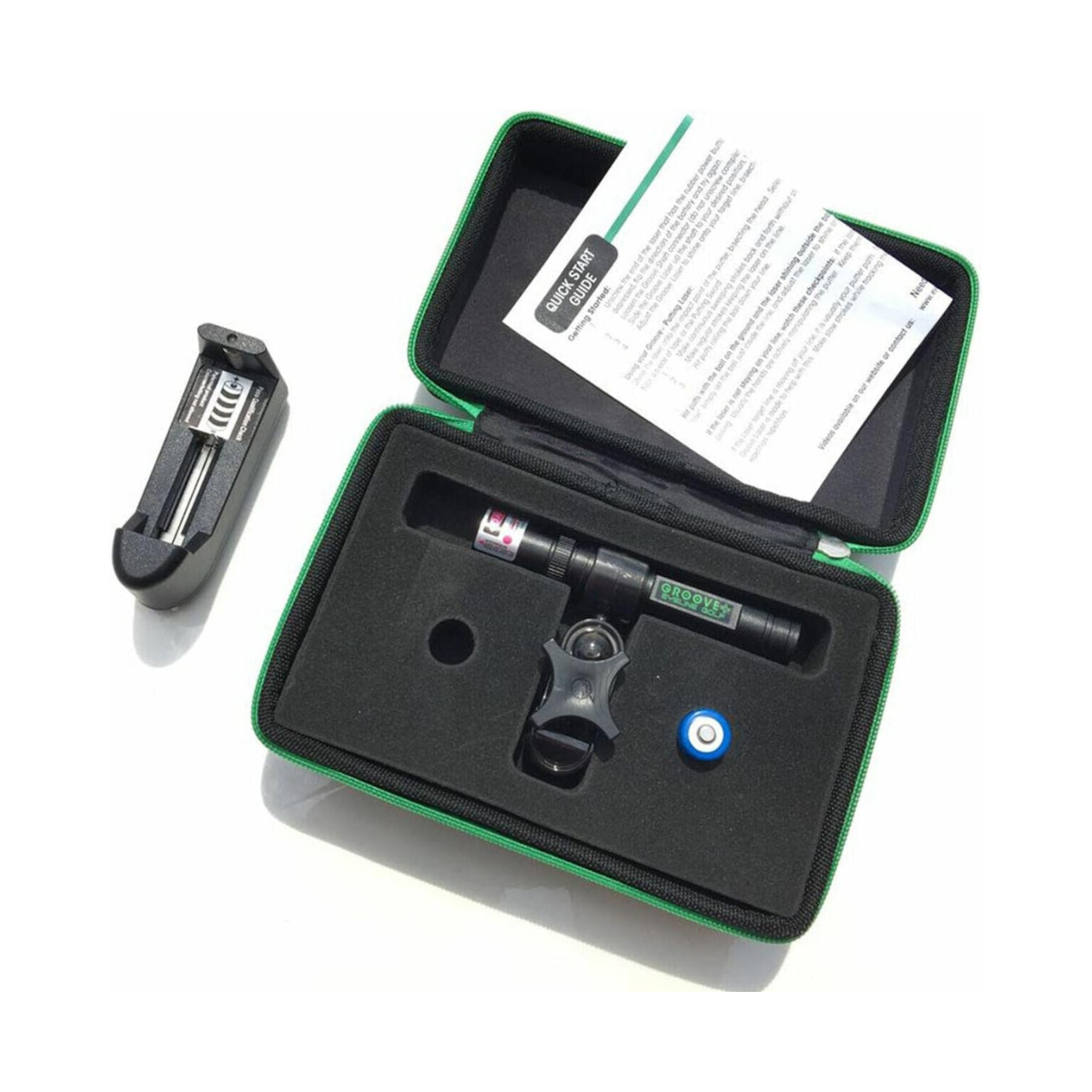 Eyeline Golf Groove Plus putting laser with green beam for face alignment training
