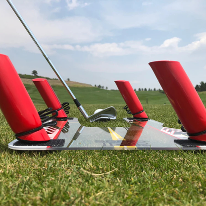 The Speed Trap used on the green with a golf club