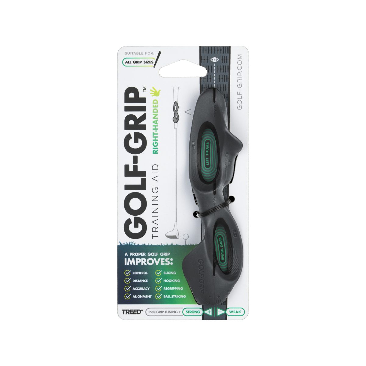 Golf-Grip training aid packaging on a white background