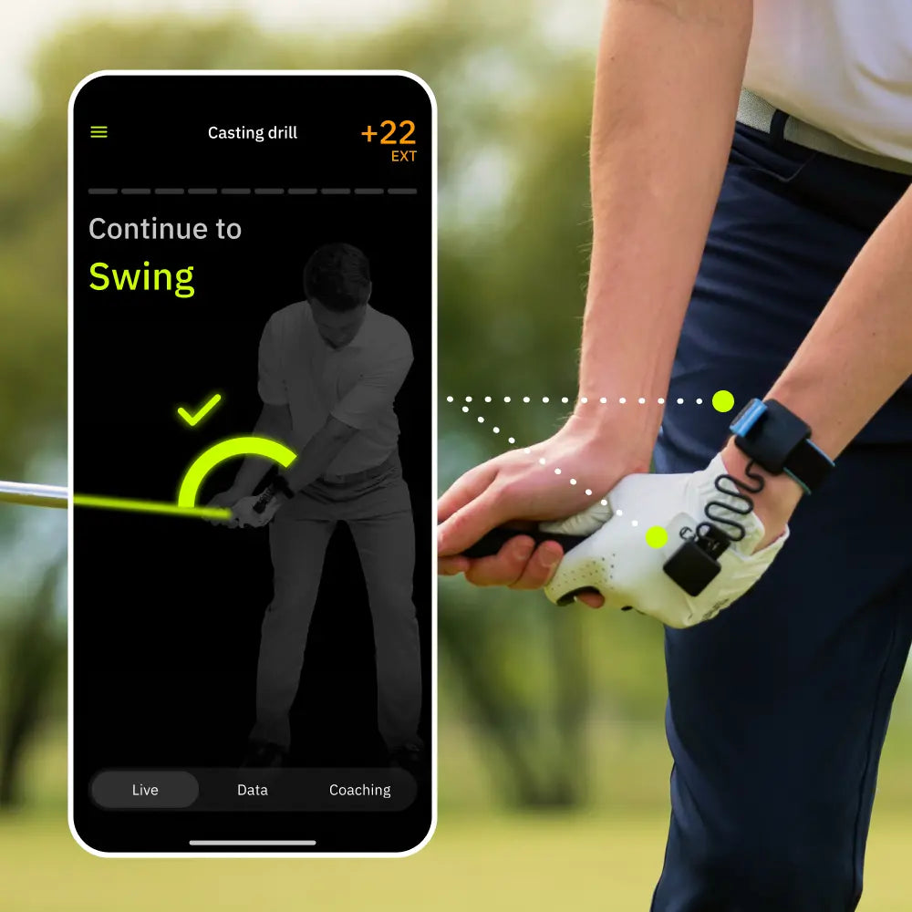 HackMotion V3 Core golf wrist sensor for 3D wrist movement and swing analysis