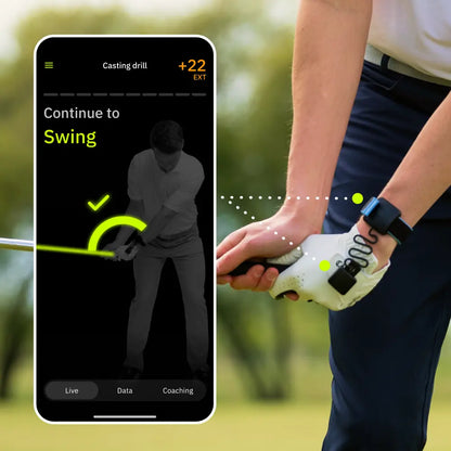 HackMotion V3 Core golf wrist sensor for 3D wrist movement and swing analysis