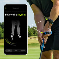 HackMotion V3 Plus golf wrist sensor for real time swing and clubface analysis