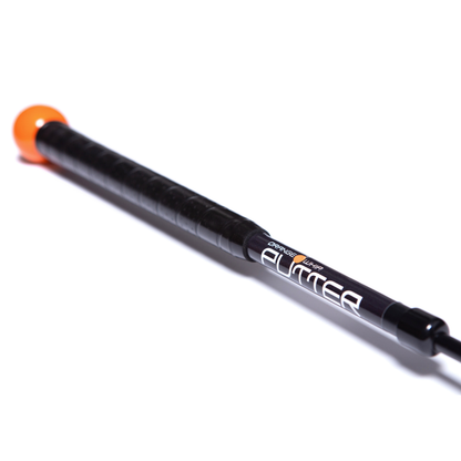 Black and orange rod with 'Putter" text on a white background