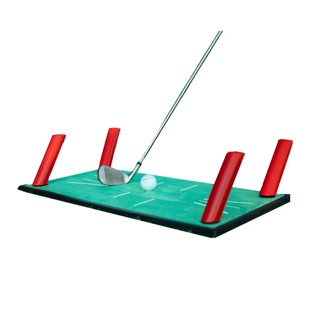 Rukket Pathfinder Impact Mat for visual golf strike feedback and swing path training

