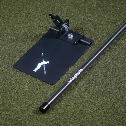 The Swing Plate and telescopic rod on the green