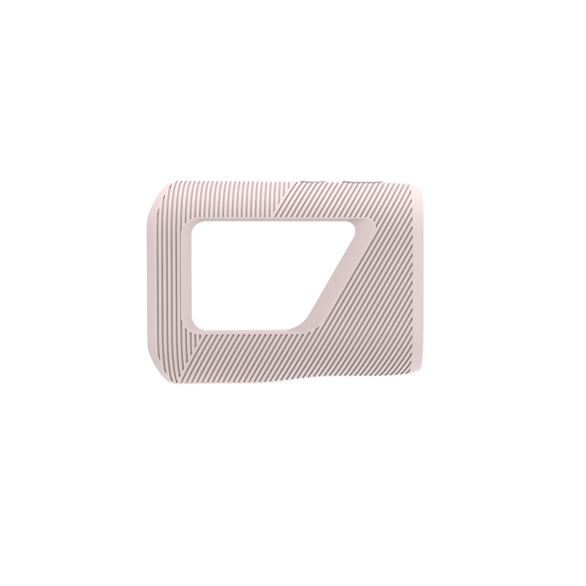 Pink TL1 Case with a central cutout on a white background