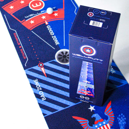Wellputt 13ft Putting Mat - Stars and Stripes Special Edition image 3