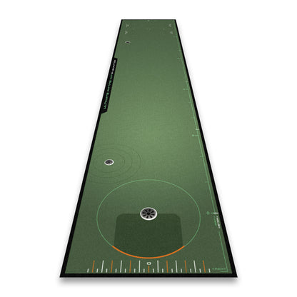 Wellputt 16.4ft Ultimate Fitting putting mat for advanced training and putter fitting