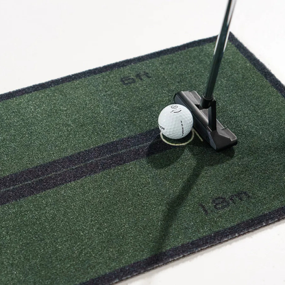 Wellputt 8ft Essential putting mat for indoor short putt golf practice
