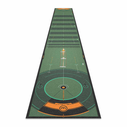 Wellputt 26ft Classic Green putting mat for long distance putting practice indoors