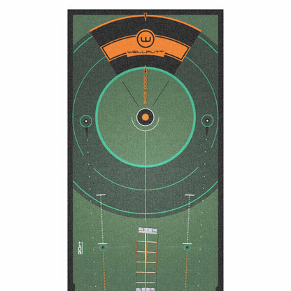 Wellputt 26ft Classic Green putting mat for long distance putting practice indoors
