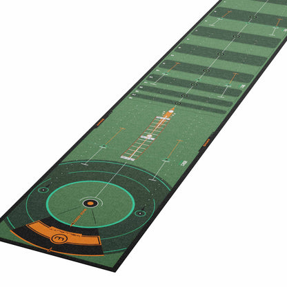 Wellputt 26ft Classic Green putting mat for long distance putting practice indoors