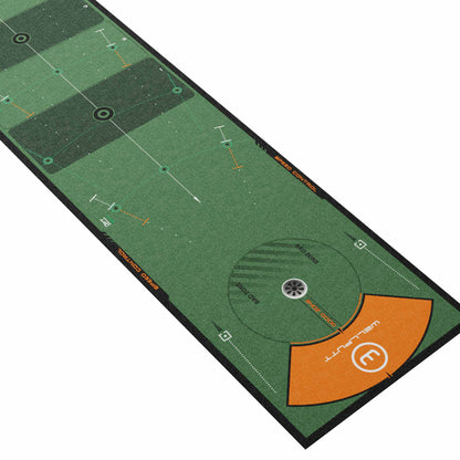 Wellputt 26ft Classic Green putting mat for long distance putting practice indoors
