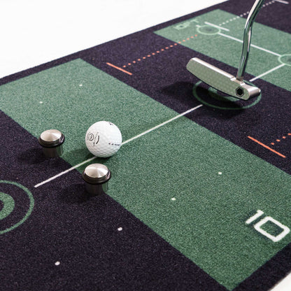 Wellputt indoor golf tees with weighted base for stable practice on putting mats
