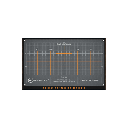 Wellputt Welltowel with measurement scale on a white background