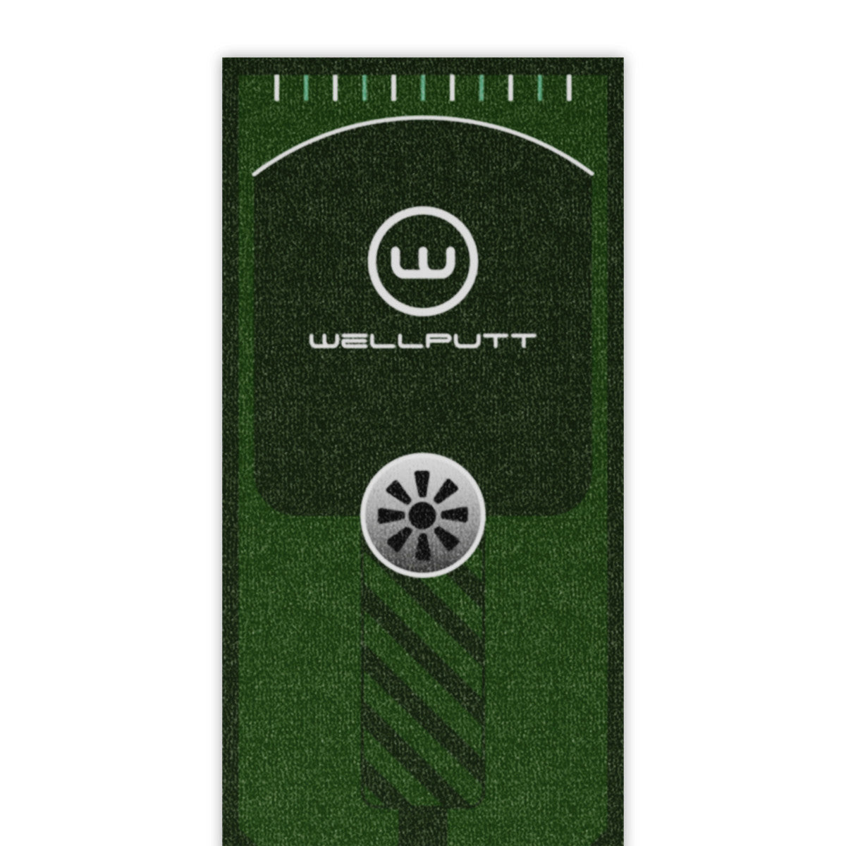Wellputt 8ft Essential putting mat for indoor short putt golf practice

