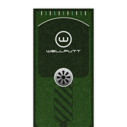 Wellputt 8ft Essential putting mat for indoor short putt golf practice
