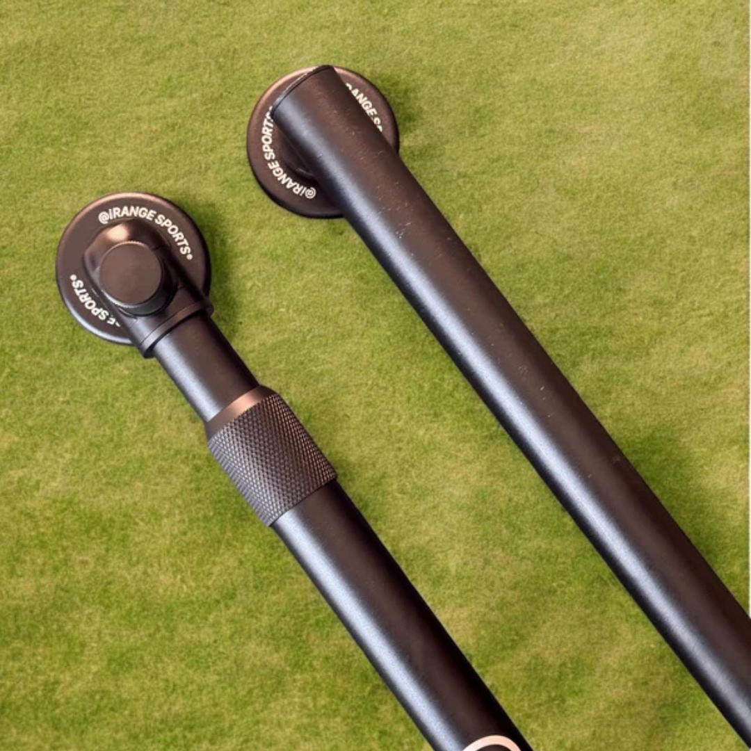 iRange Sports Stick EXT with MagSafe puck for adjustable golf swing video filming
