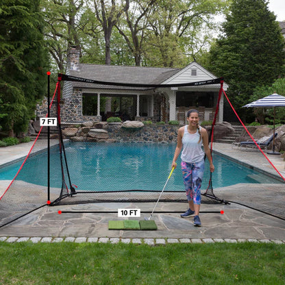 Rukket SPDR Portable Driving Range Net With Tri-Turf Mat (SPDR100)