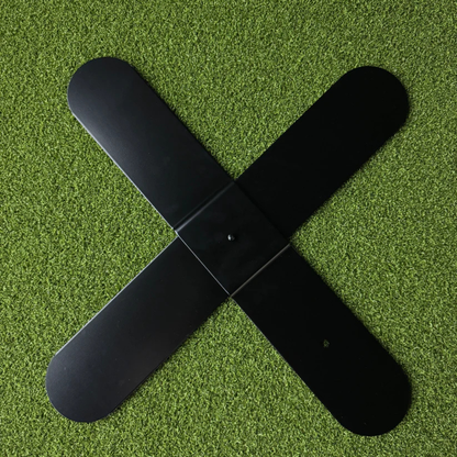 iRange Sports Indoor Base XL for stable and repeatable golf swing filming setup