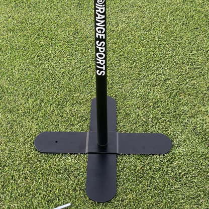 iRange Sports Indoor Base XL for stable and repeatable golf swing filming setup

